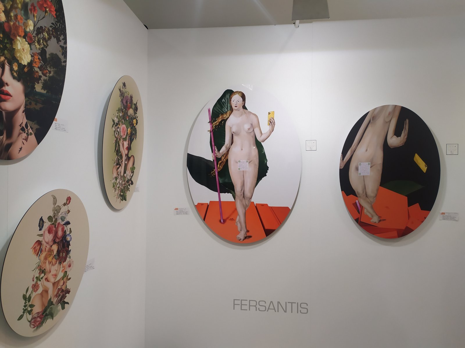 Fersantis y Teresa Cucala en la Galería Juca Claret. Justmad.