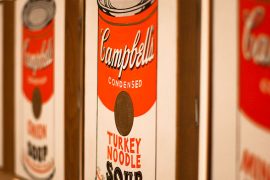 Campbell's soup. Andy Warhol