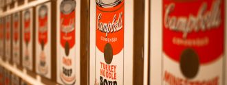 Campbell's soup. Andy Warhol