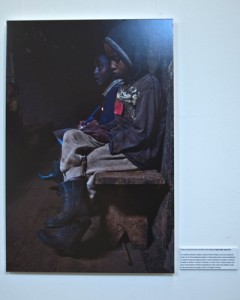 Una de las fotografías de la parte de Etiopía en la exposición ECOS