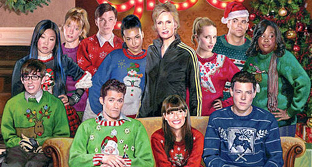 Felicitación navideña de 'Glee' 2010.