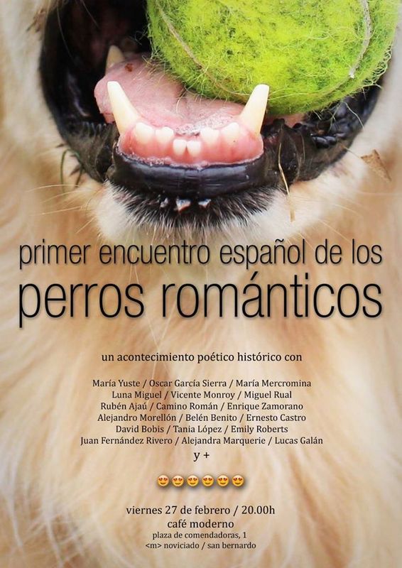 Cartel Los perros románticos