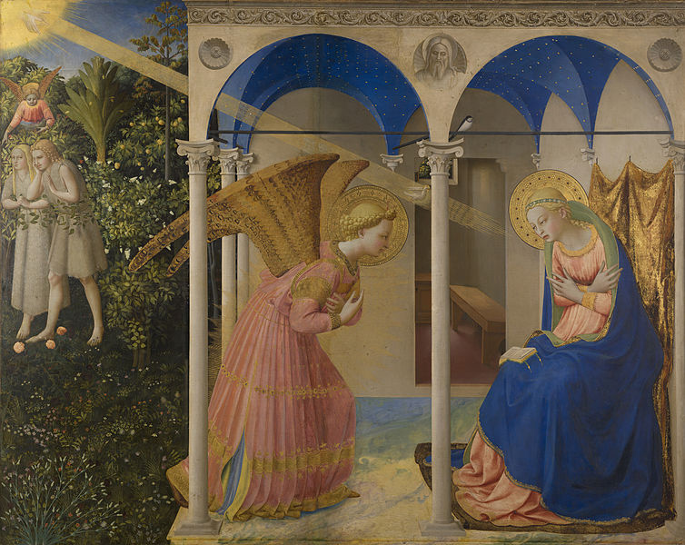 La Anunciación, 1428, Fra Angelico - Bri Bri Bli Bli, Extremoduro