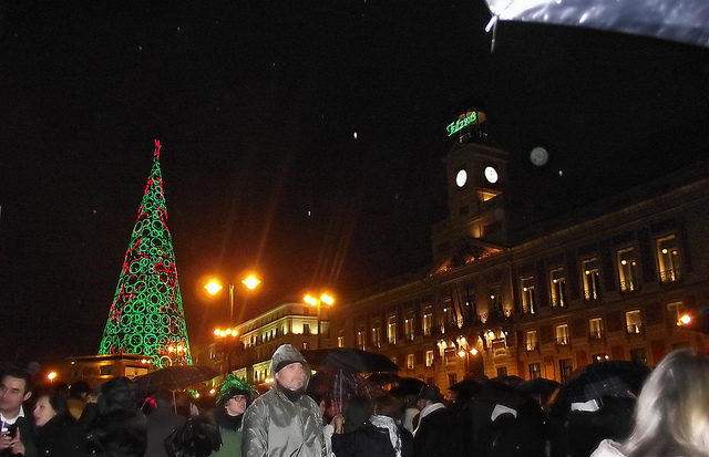 La Puerta del Sol en Navidad. Foto de Alma81 (CC).