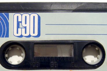 Una vieja cinta de cassette.