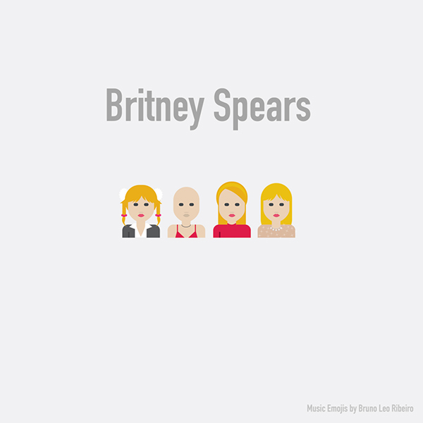 Emojis de Britney Spears.