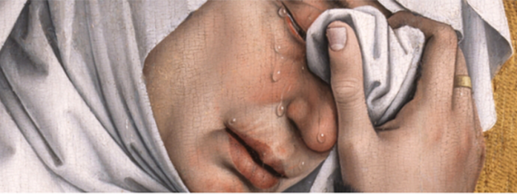 Detalle de 'Descendimiento de la cruz' compone el error 404 del Museo del Prado.