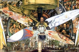 'El hombre controlador del universo', Diego Rivera.
