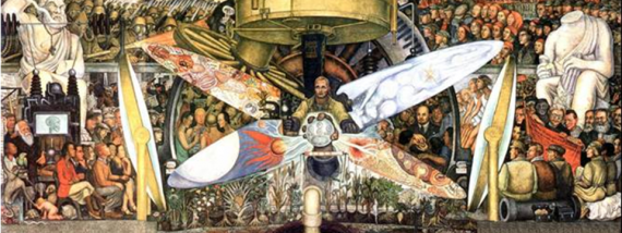 'El hombre controlador del universo', Diego Rivera.