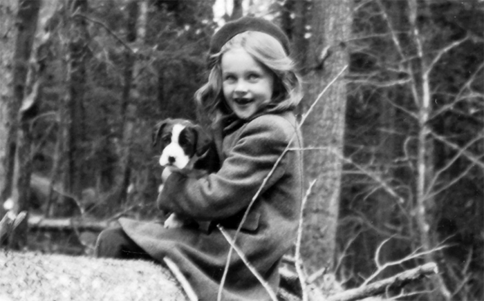 Lucia Berlin durante su infancia.