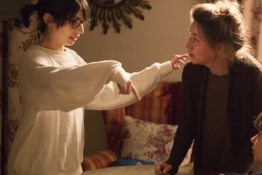 Celia Rico, Lola Dueñas y Anna Castillo durante el rodaje.